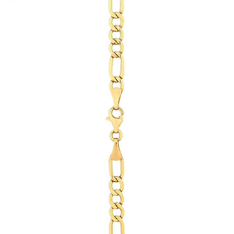AgaKulche Figaro Plain Gold Chain