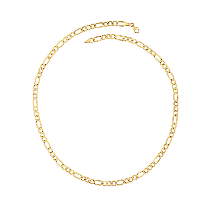 AgaKulche Figaro Plain Gold Chain