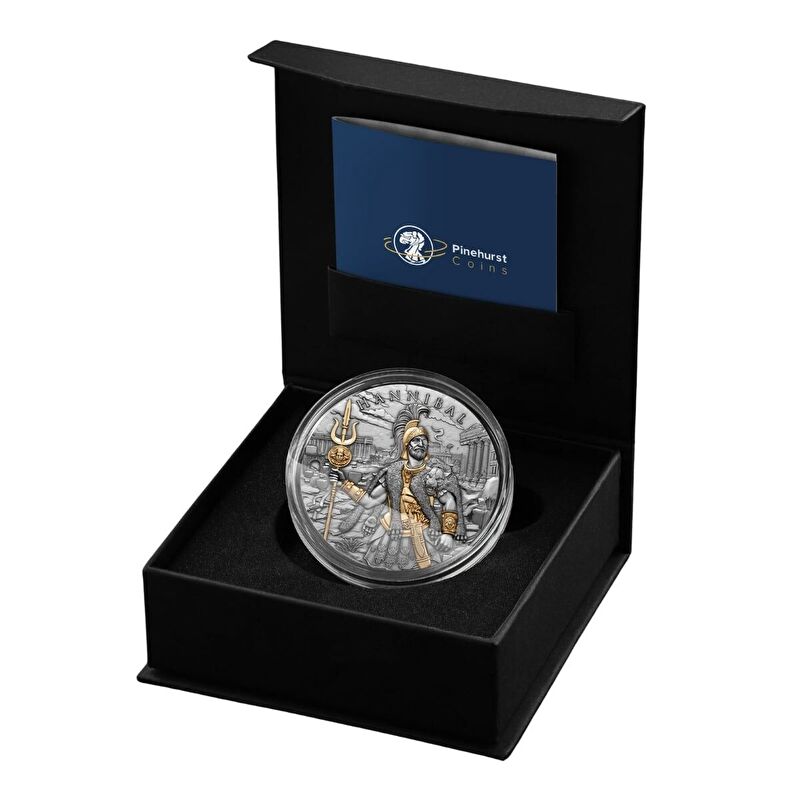 AgaKulche Hannibal Gold Plated Silver Coin