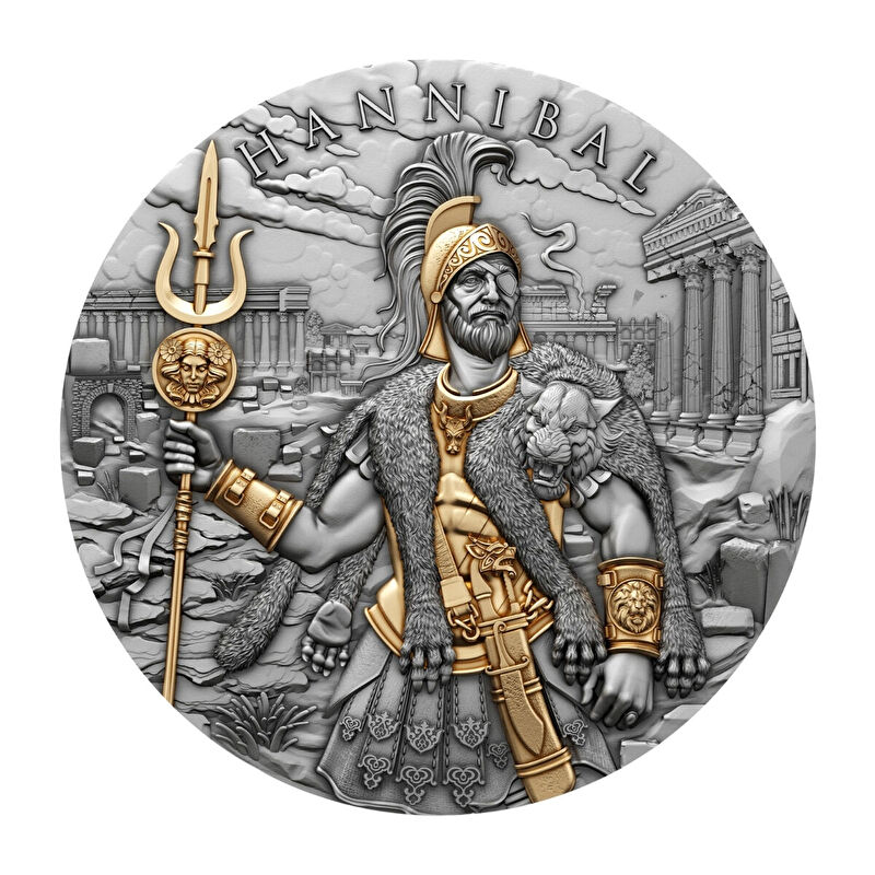 AgaKulche Hannibal Gold Plated Silver Coin