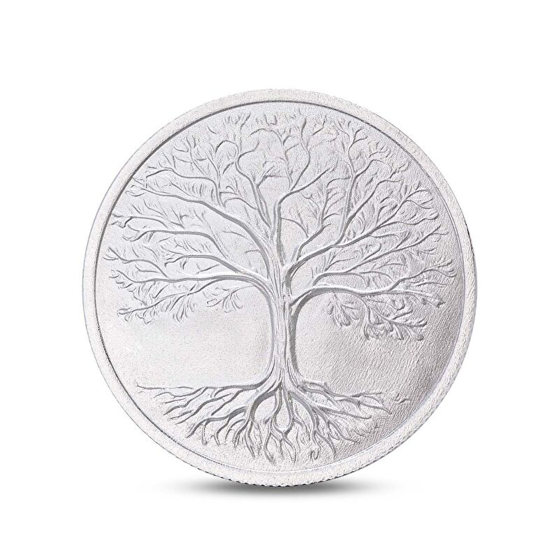 AgaKulche Hayat Ağacı Gümüş Sikke Coin