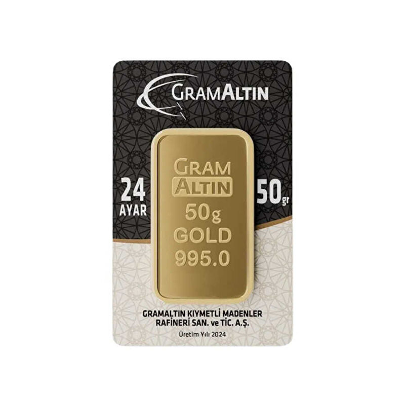 AgaKulche 50 gr 995 24 Ayar İAR K&uuml;l&ccedil;e Altın