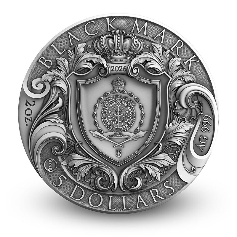 AgaKulche Black Mark Silver Coin