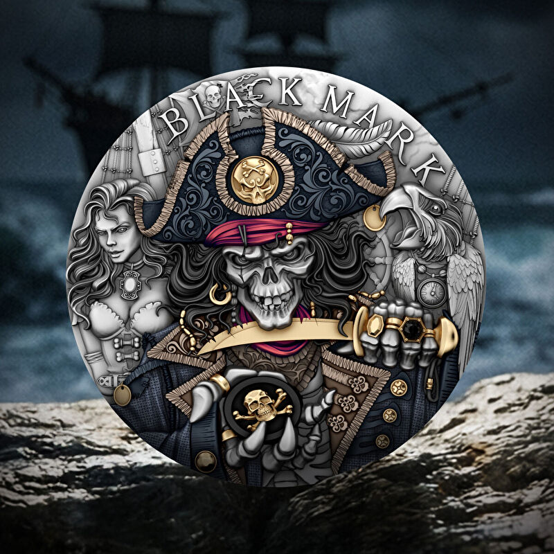 AgaKulche Black Mark Silver Coin