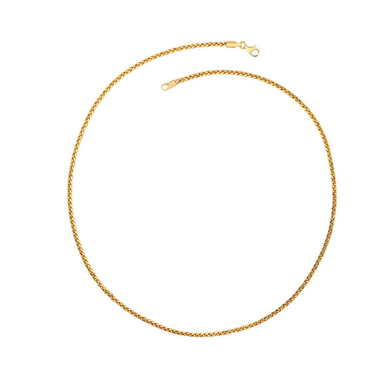 AgaKulche Square Palm 2.3 mm Gold Chain