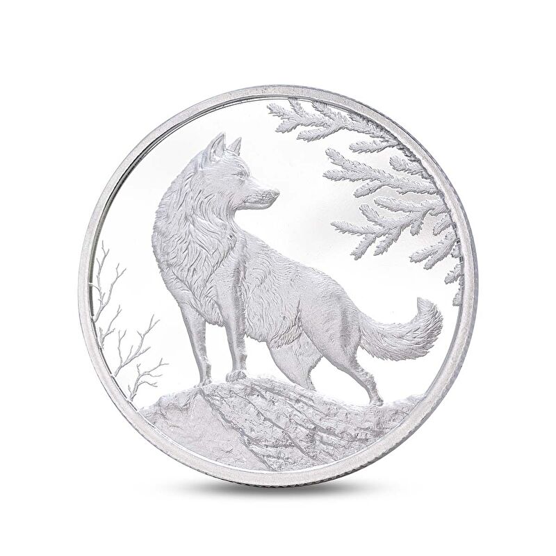 AgaKulche Wolf Silver Coin