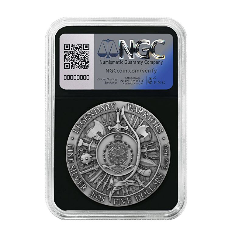AgaKulche Miyamoto Musashi NGC Certified Silver Coin
