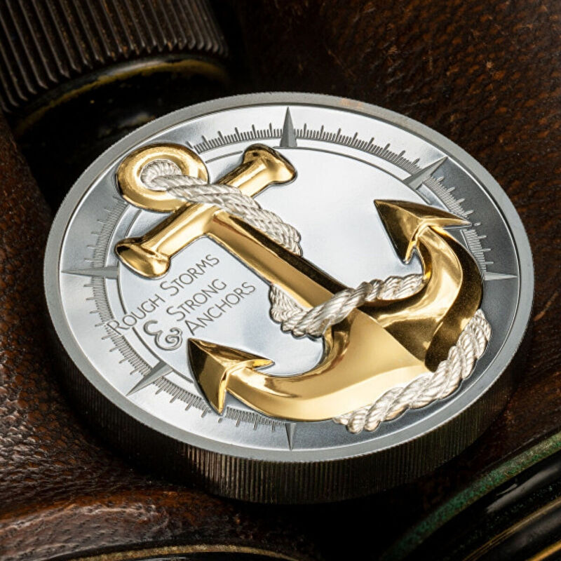 AgaKulche Hard Storm Gold Plated Silver Coin