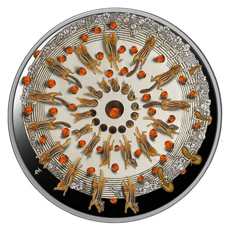 AgaKulche Squirrel Silver Coin