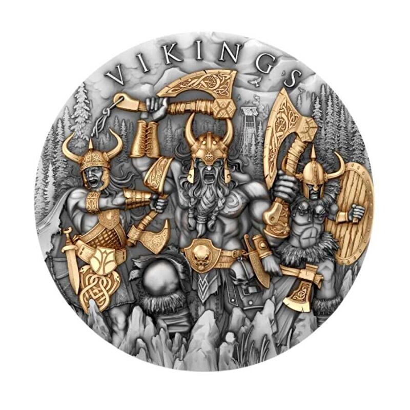 AgaKulche Vikings Silver Coin