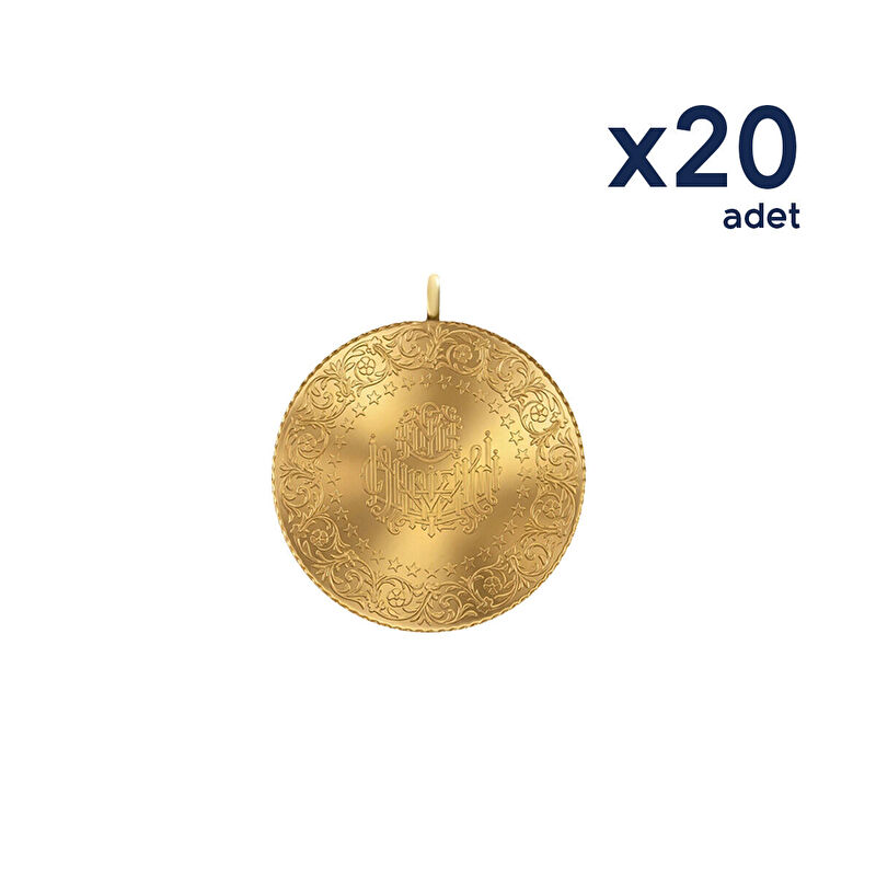 AgaKulche New 20 Pieces Quarter 15 Days Delivery Gold