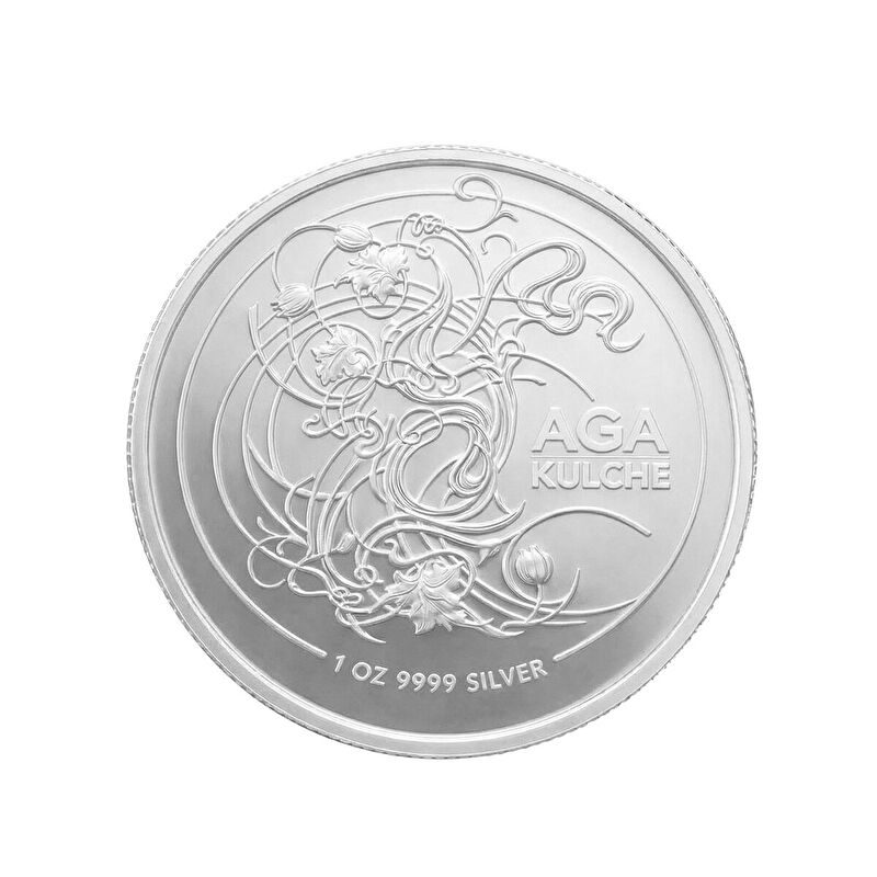 AgaKulche Egyptian God 1 Ounce 31.10 Gram Silver Coin (999.9)
