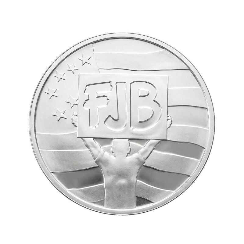 Fjb Lets Go Brandon 15,55 Gram Silver Coin (999.0)