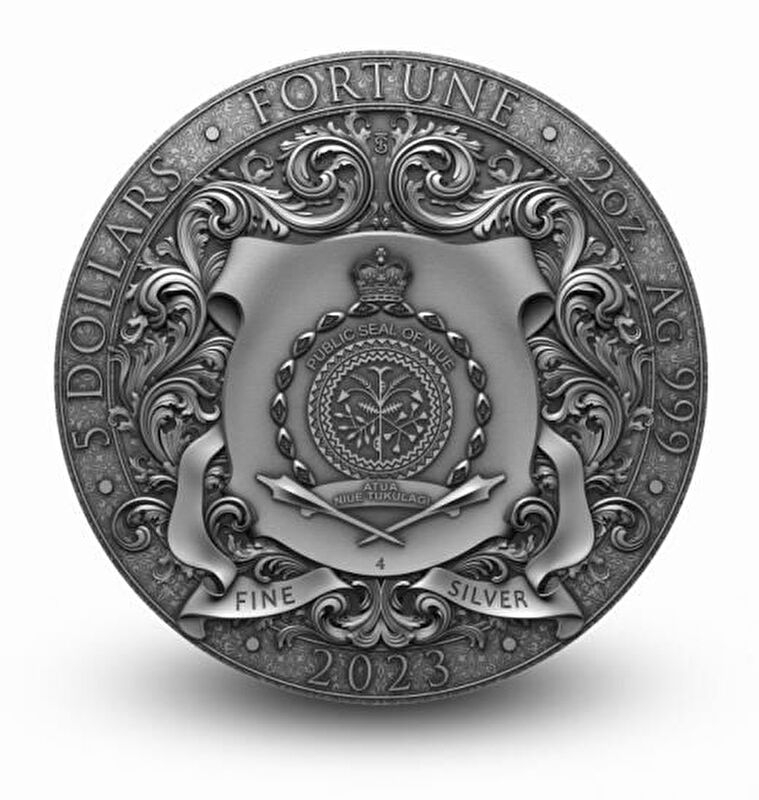 AgaKulche Fortuna 2 Ounce 62.20 Gram Silver Coin (999)