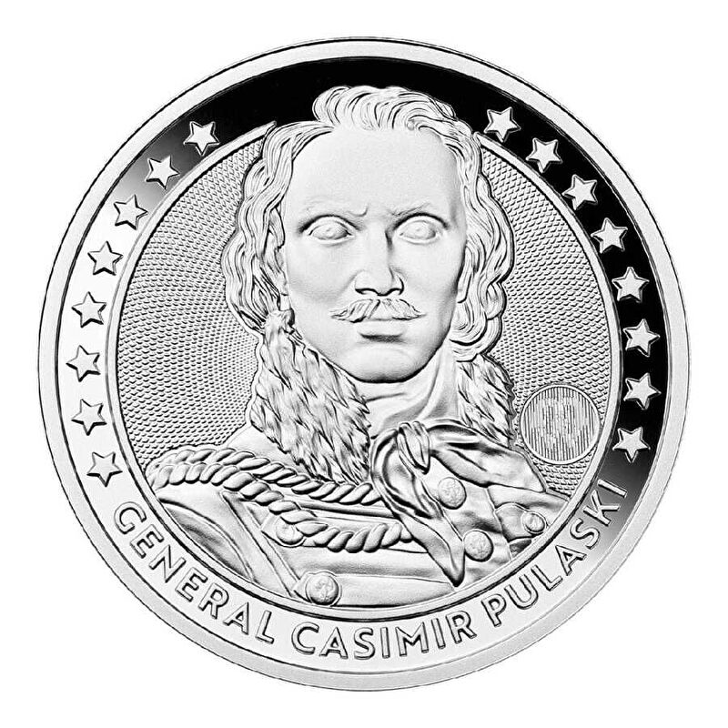 Kazimierz Pułaski Talar 2024 1 Ounce 31.10 Gram Silver Coin (999)