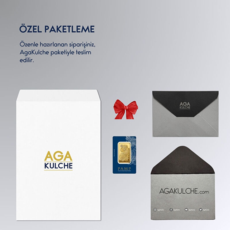 Pamp Suisse 50 Gram Gold (999.9) 24 Carat Gold Bullion