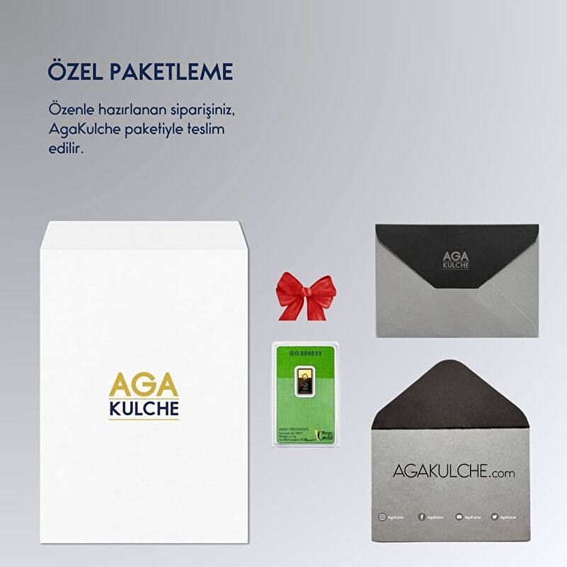 2.5g Gold Bar | Valcambi | green gold